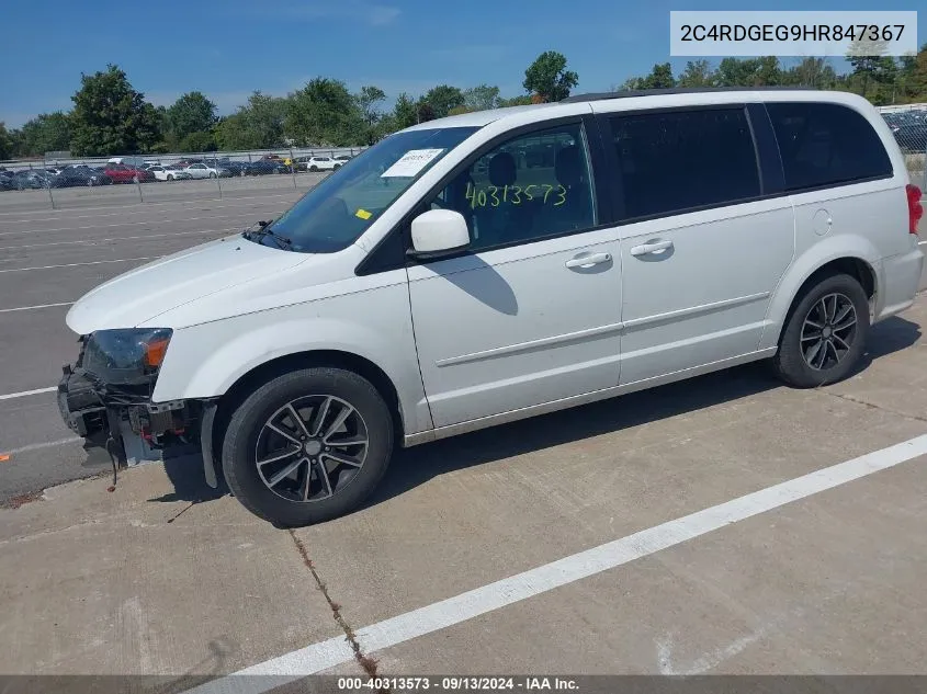 2C4RDGEG9HR847367 2017 Dodge Grand Caravan Gt