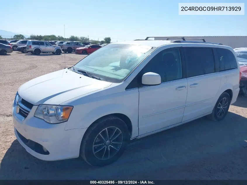 2C4RDGCG9HR713929 2017 Dodge Grand Caravan Sxt