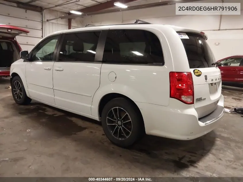 2C4RDGEG6HR791906 2017 Dodge Grand Caravan Gt