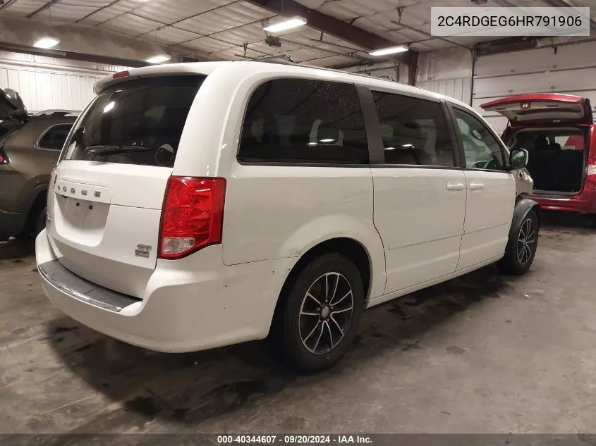 2C4RDGEG6HR791906 2017 Dodge Grand Caravan Gt