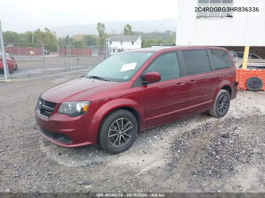 2C4RDGBG3HR836336 2017 Dodge Grand Caravan Se