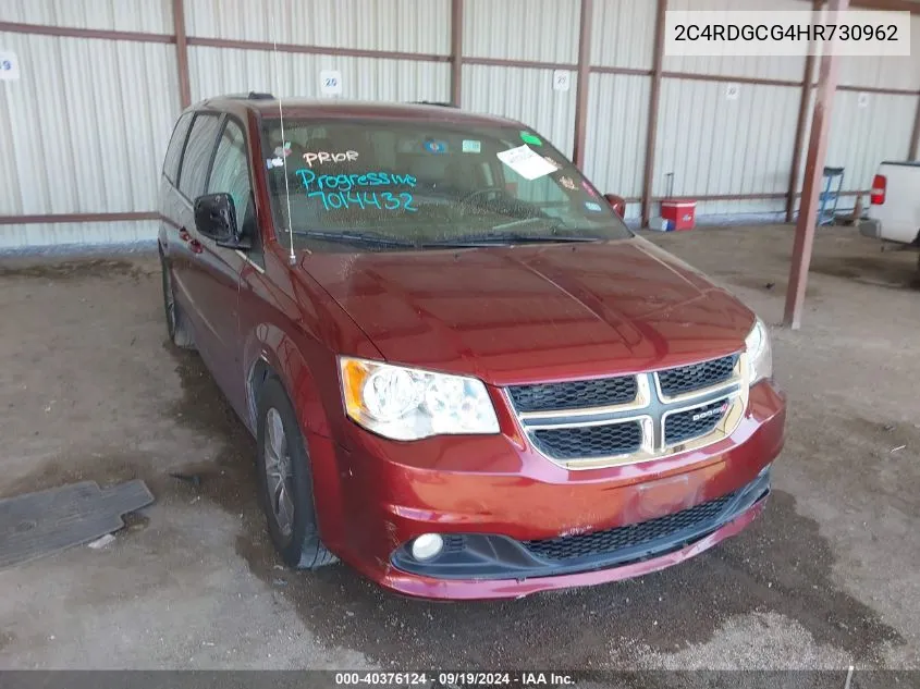 2C4RDGCG4HR730962 2017 Dodge Grand Caravan Sxt