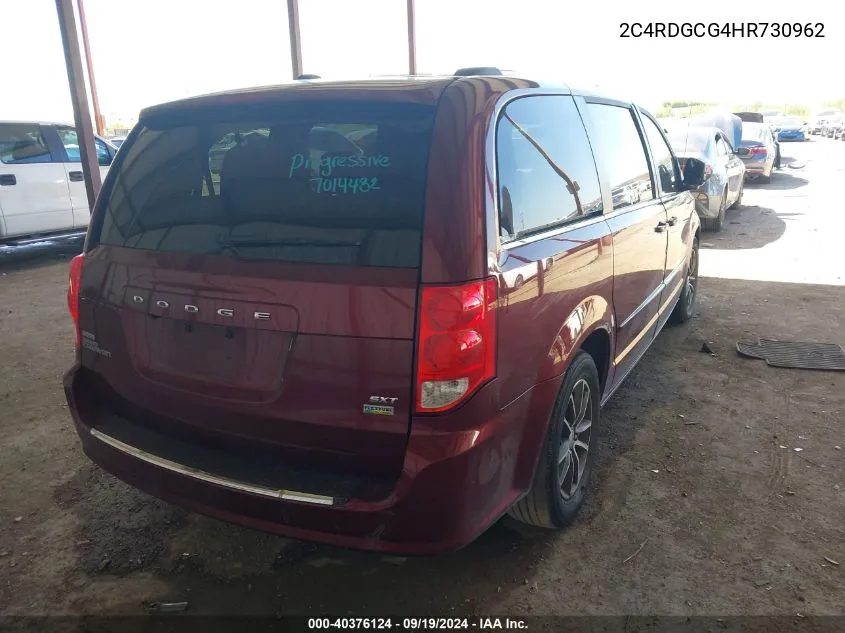 2C4RDGCG4HR730962 2017 Dodge Grand Caravan Sxt