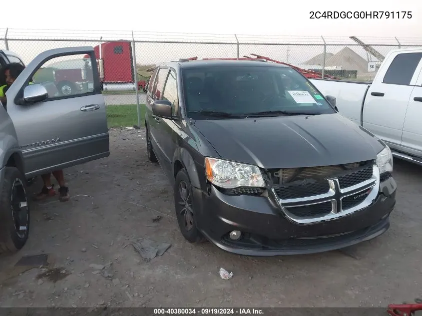 2C4RDGCG0HR791175 2017 Dodge Grand Caravan Sxt