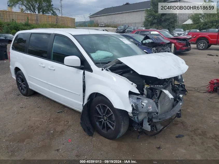 2C4RDGBG0HR618659 2017 Dodge Grand Caravan Se Plus