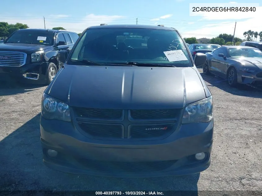 2C4RDGEG6HR842840 2017 Dodge Grand Caravan Gt