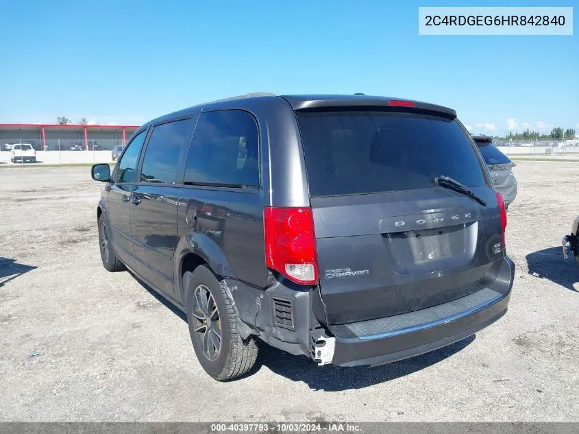 2C4RDGEG6HR842840 2017 Dodge Grand Caravan Gt