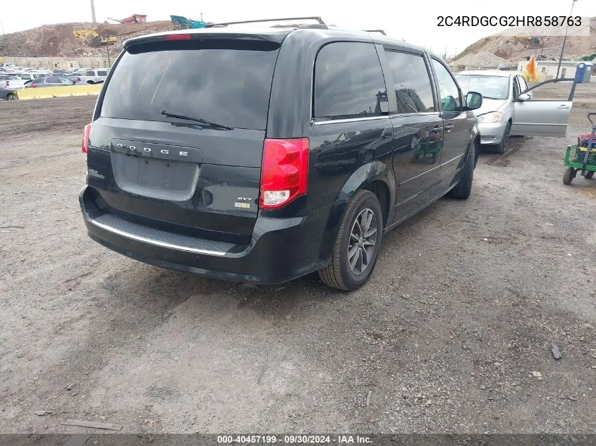 2C4RDGCG2HR858763 2017 Dodge Grand Caravan Sxt