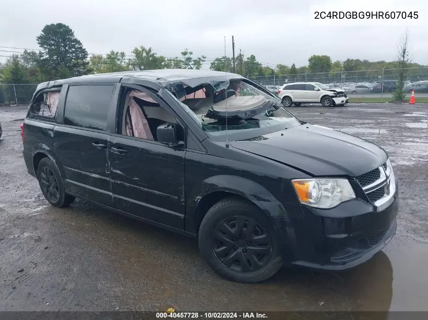 2C4RDGBG9HR607045 2017 Dodge Grand Caravan Se