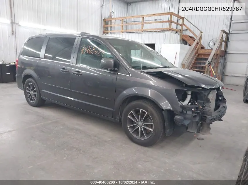 2C4RDGCG0HR629787 2017 Dodge Grand Caravan Sxt