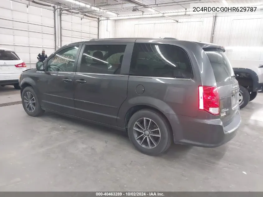 2C4RDGCG0HR629787 2017 Dodge Grand Caravan Sxt