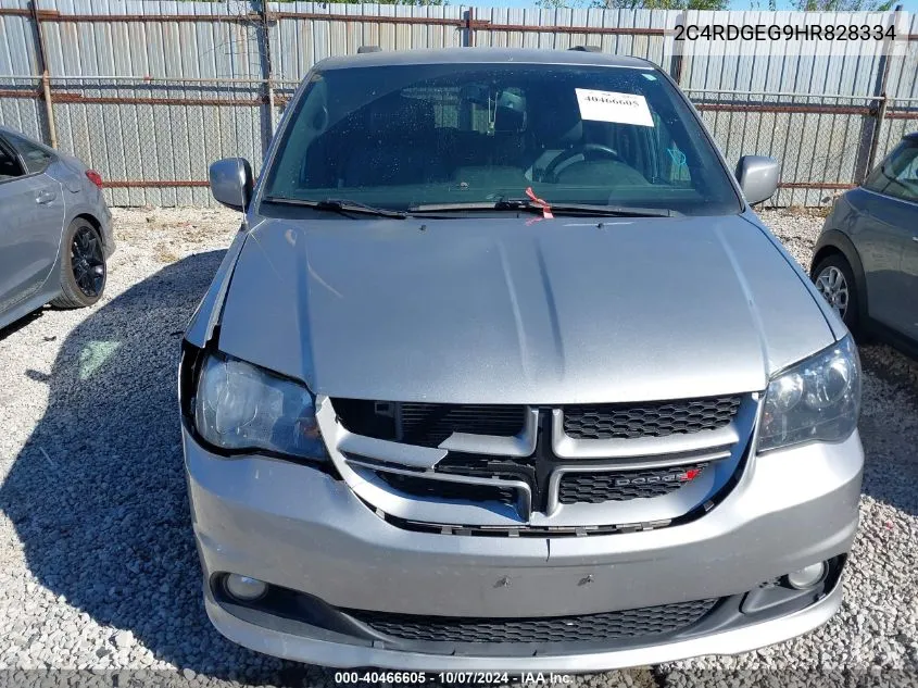 2C4RDGEG9HR828334 2017 Dodge Grand Caravan Gt