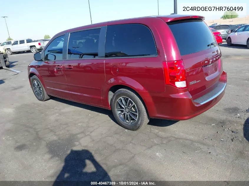 2C4RDGEG7HR760499 2017 Dodge Grand Caravan Gt