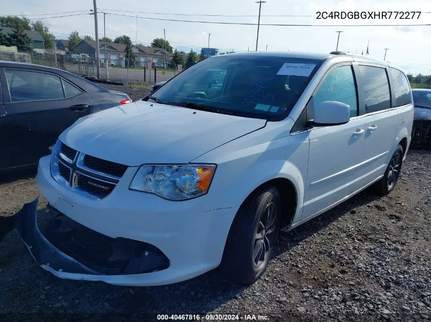 2017 Dodge Grand Caravan Cvp/Sxt VIN: 2C4RDGBGXHR772277 Lot: 40467816