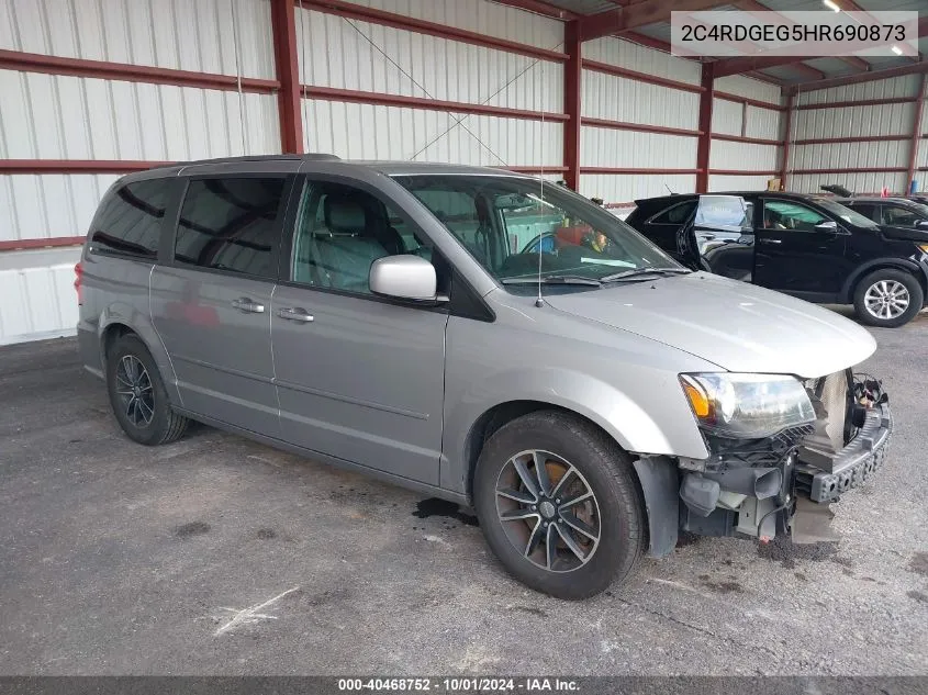 2C4RDGEG5HR690873 2017 Dodge Grand Caravan Gt