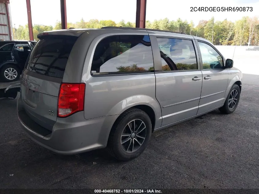 2C4RDGEG5HR690873 2017 Dodge Grand Caravan Gt