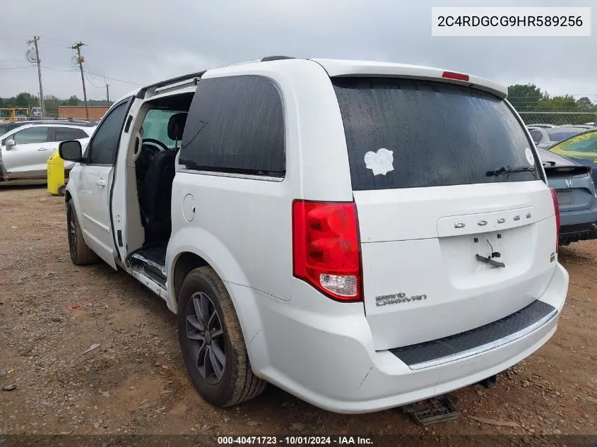 2C4RDGCG9HR589256 2017 Dodge Grand Caravan Sxt