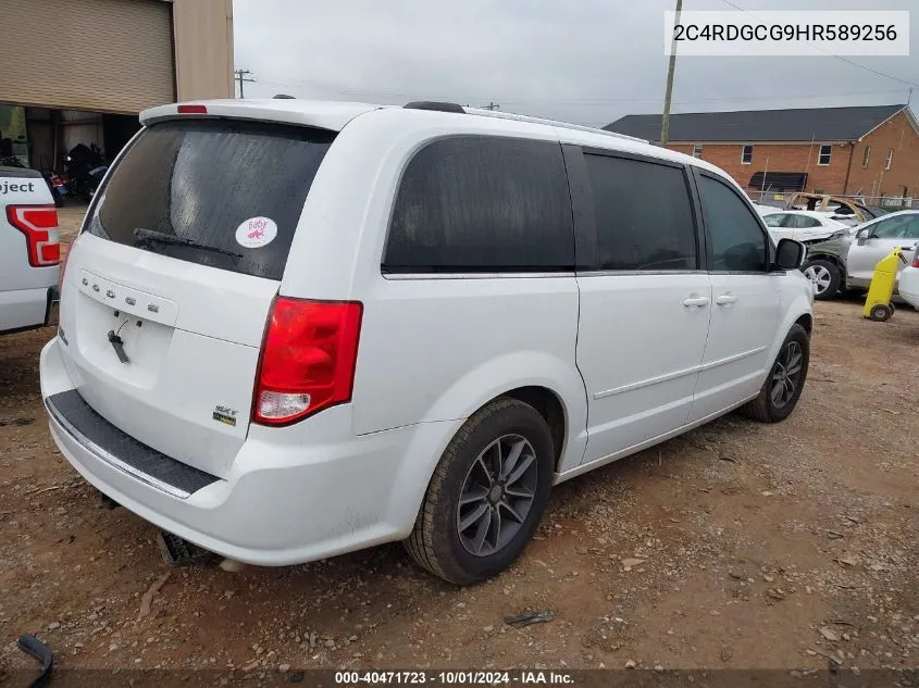 2C4RDGCG9HR589256 2017 Dodge Grand Caravan Sxt