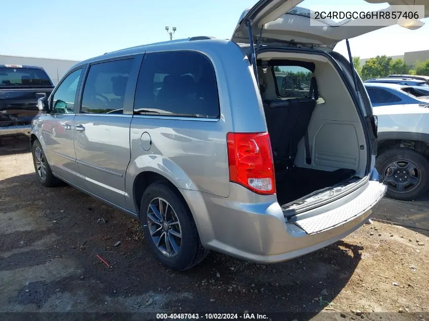 2C4RDGCG6HR857406 2017 Dodge Grand Caravan Sxt