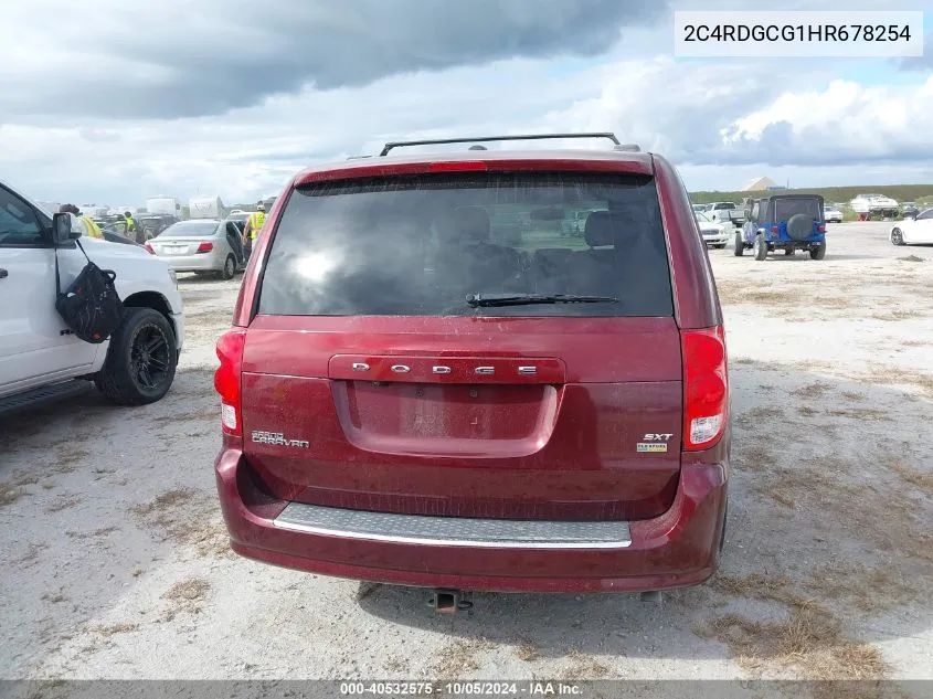 2C4RDGCG1HR678254 2017 Dodge Grand Caravan Sxt