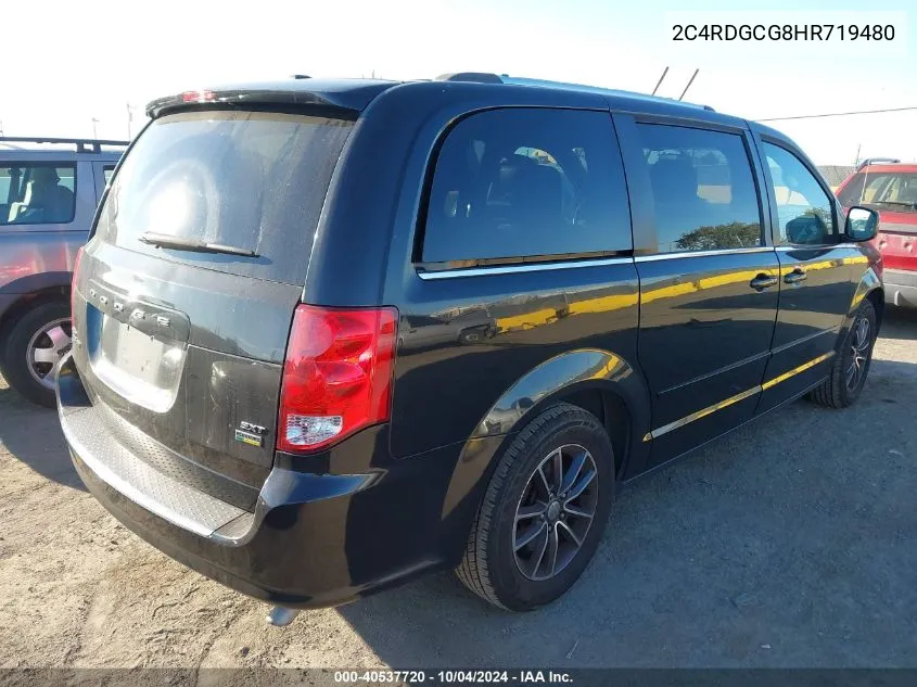 2017 Dodge Grand Caravan Sxt VIN: 2C4RDGCG8HR719480 Lot: 40537720