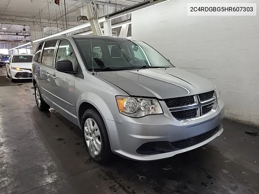 2017 Dodge Grand Caravan Se VIN: 2C4RDGBG5HR607303 Lot: 40555200