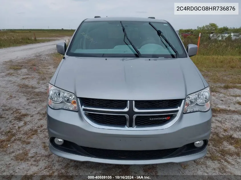 2017 Dodge Grand Caravan Sxt VIN: 2C4RDGCG8HR736876 Lot: 40559105