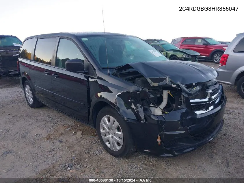 2017 Dodge Grand Caravan Se VIN: 2C4RDGBG8HR856047 Lot: 40590130