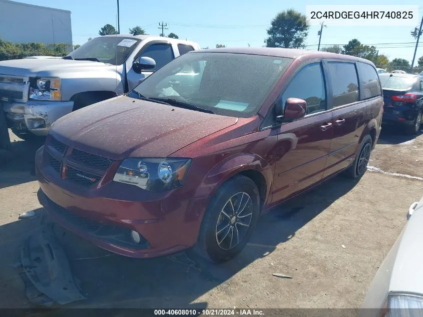 2C4RDGEG4HR740825 2017 Dodge Grand Caravan Gt