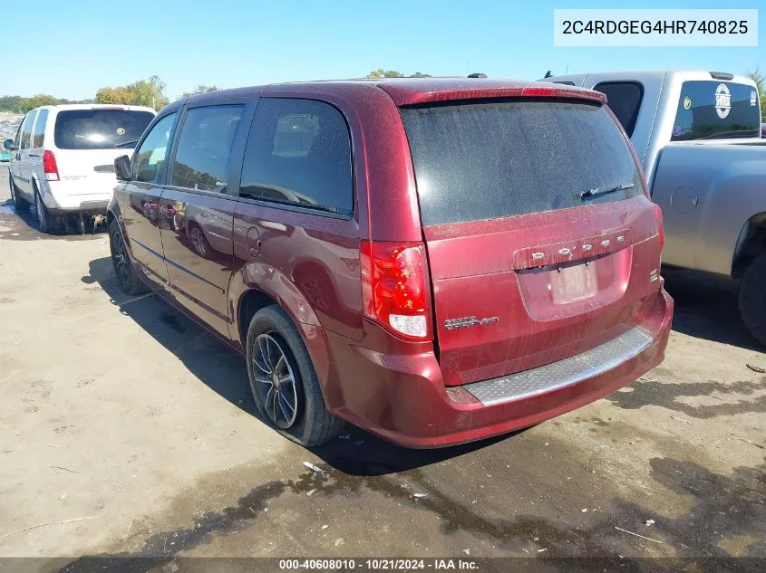 2C4RDGEG4HR740825 2017 Dodge Grand Caravan Gt