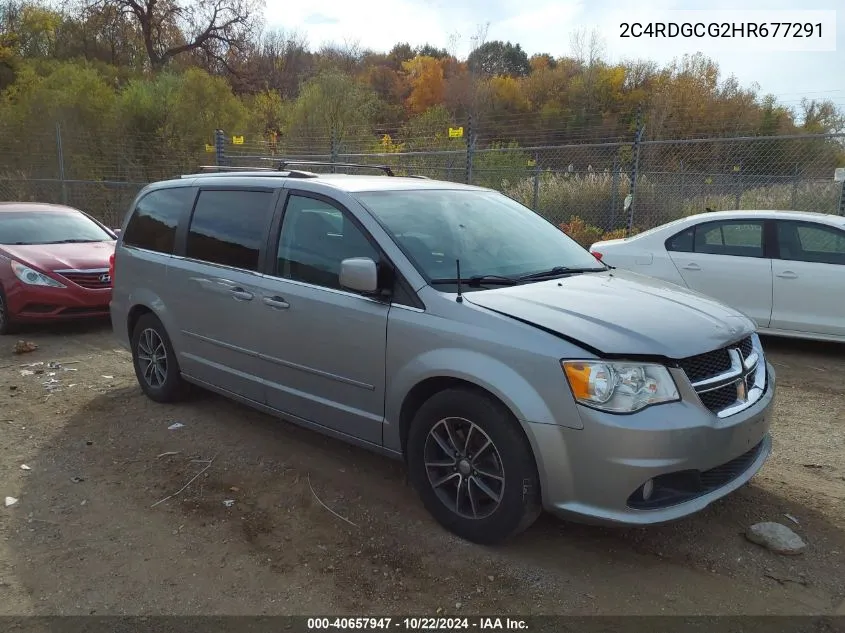 2017 Dodge Grand Caravan Sxt VIN: 2C4RDGCG2HR677291 Lot: 40657947