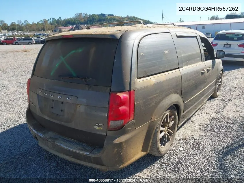 2C4RDGCG4HR567262 2017 Dodge Grand Caravan Sxt