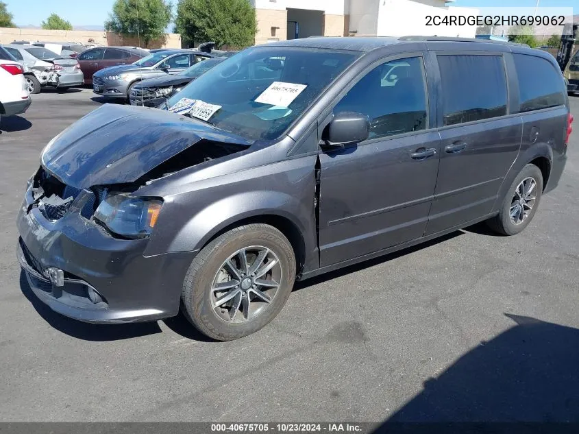 2C4RDGEG2HR699062 2017 Dodge Grand Caravan Gt