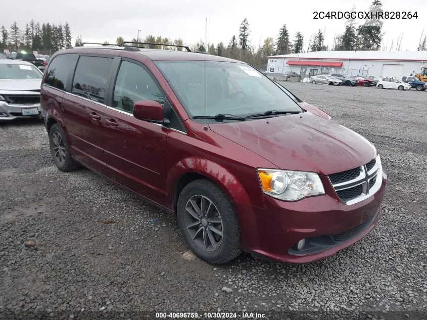 2017 Dodge Grand Caravan Sxt VIN: 2C4RDGCGXHR828264 Lot: 40696759