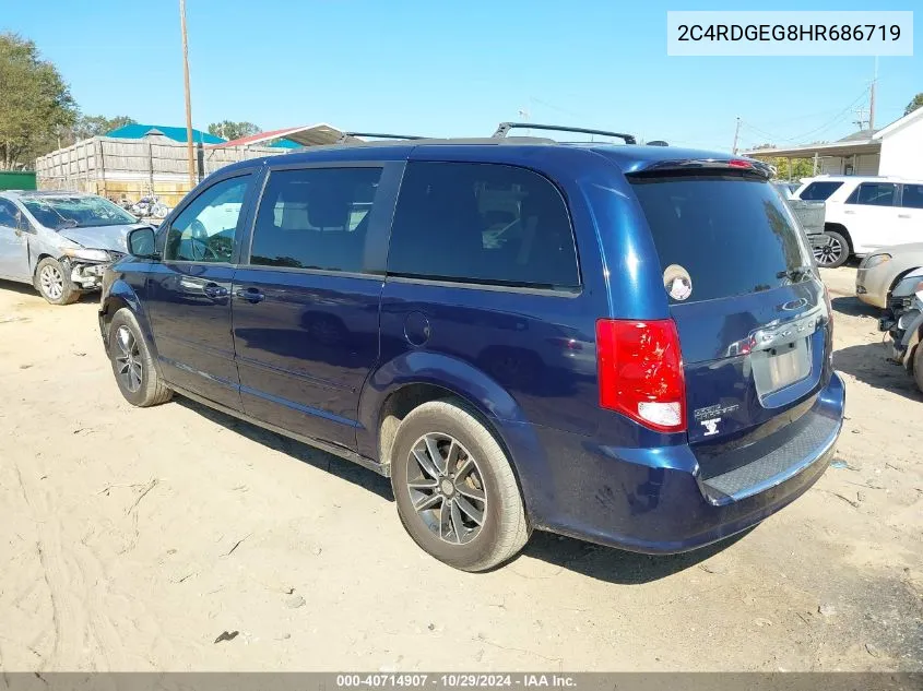 2017 Dodge Grand Caravan Gt VIN: 2C4RDGEG8HR686719 Lot: 40714907