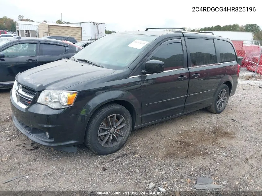 2017 Dodge Grand Caravan Sxt VIN: 2C4RDGCG4HR825196 Lot: 40756009