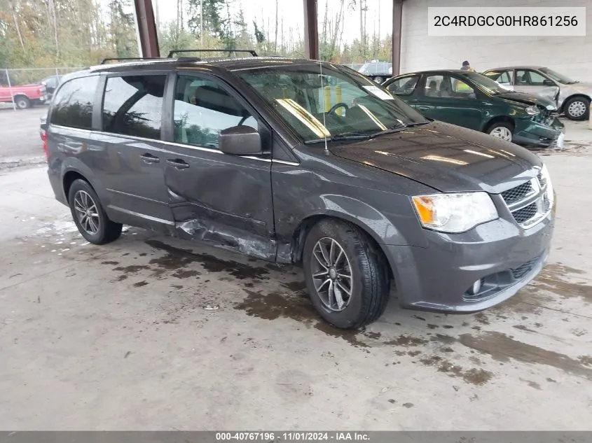 2017 Dodge Grand Caravan Sxt VIN: 2C4RDGCG0HR861256 Lot: 40767196