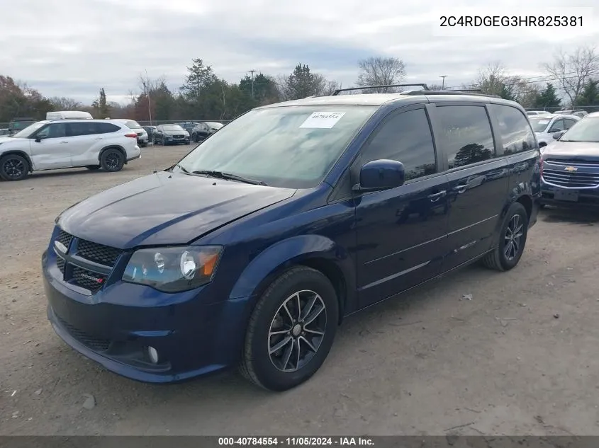 2C4RDGEG3HR825381 2017 Dodge Grand Caravan Gt