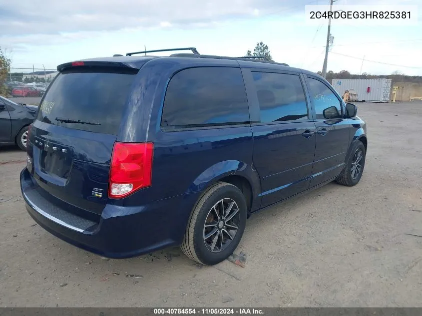 2C4RDGEG3HR825381 2017 Dodge Grand Caravan Gt