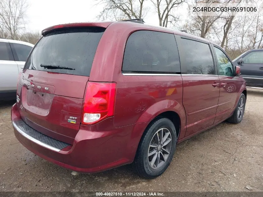 2C4RDGCG3HR691006 2017 Dodge Grand Caravan Sxt