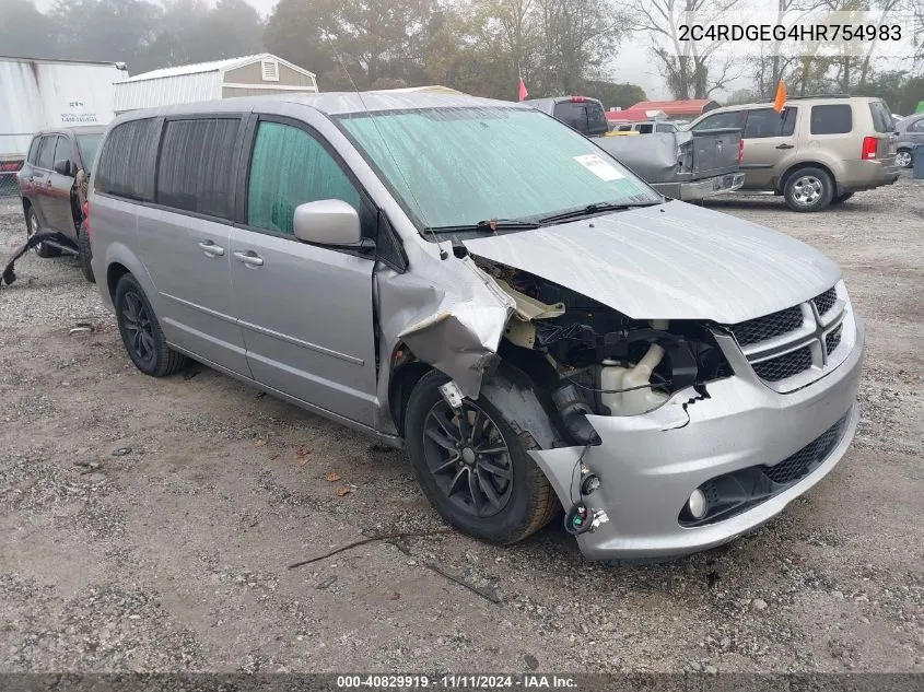 2C4RDGEG4HR754983 2017 Dodge Grand Caravan Gt