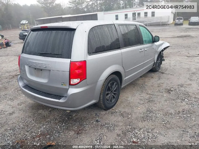 2C4RDGEG4HR754983 2017 Dodge Grand Caravan Gt