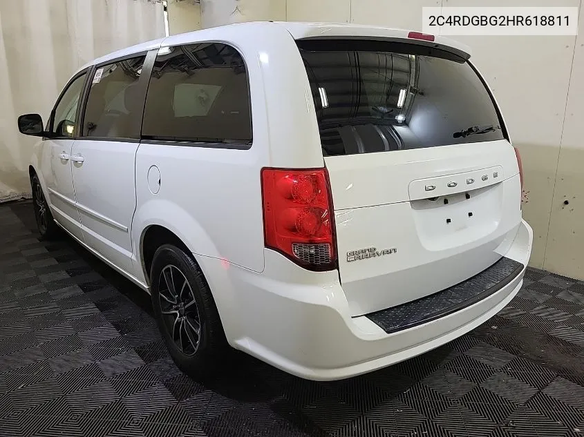 2017 Dodge Grand Caravan Se Plus VIN: 2C4RDGBG2HR618811 Lot: 40893979