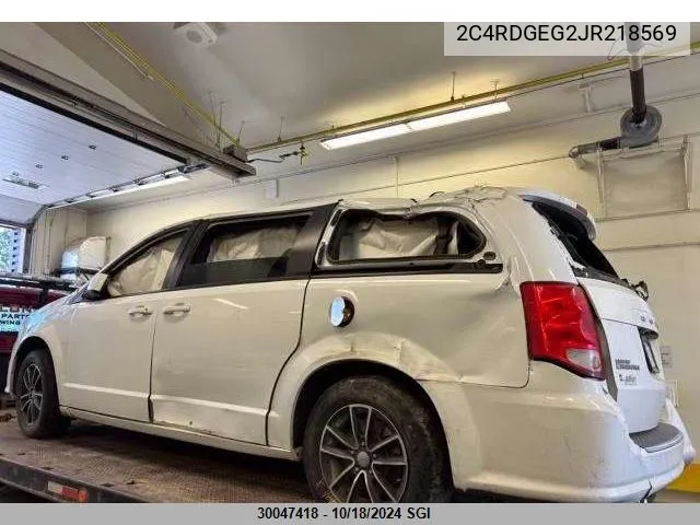 2C4RDGEG2JR218569 2018 Dodge Grand Caravan Gt