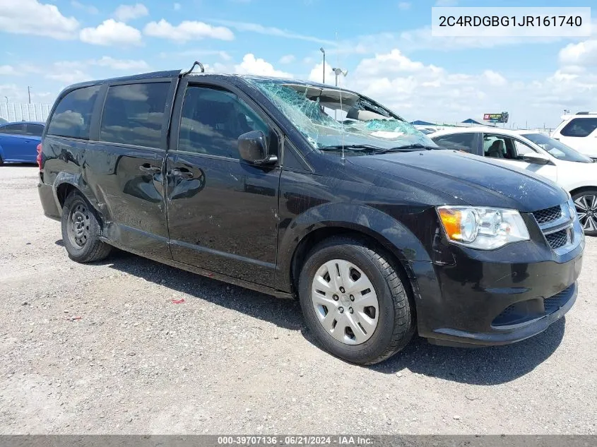 2018 Dodge Grand Caravan Se VIN: 2C4RDGBG1JR161740 Lot: 39707136