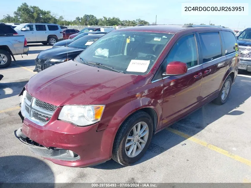 2C4RDGCG0JR263951 2018 Dodge Grand Caravan Sxt