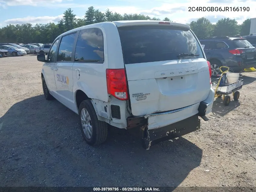 2C4RDGBG6JR166190 2018 Dodge Grand Caravan Se