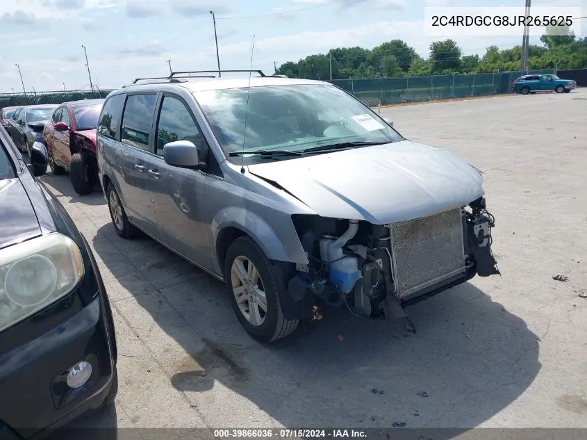 2018 Dodge Grand Caravan Sxt VIN: 2C4RDGCG8JR265625 Lot: 39866036