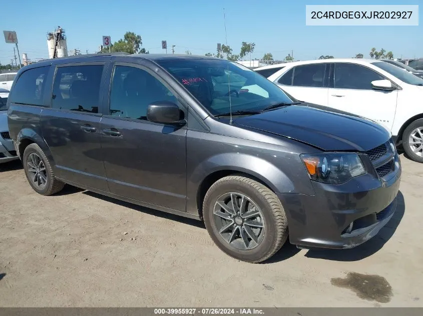 2C4RDGEGXJR202927 2018 Dodge Grand Caravan Gt