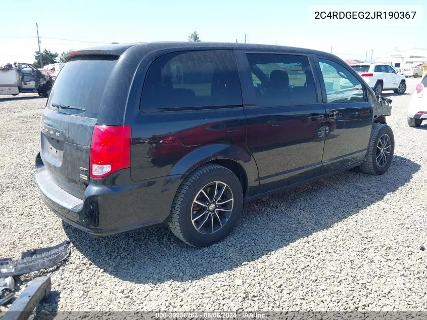 2C4RDGEG2JR190367 2018 Dodge Grand Caravan Gt